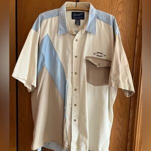 Wrangler Men’s Western Style Short Sleeve Shirt